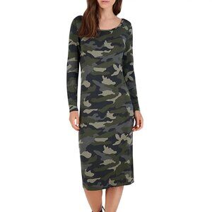 BB Dakota by Steve Madden Camo Bodycon Midi Dress – Women’s Size Small